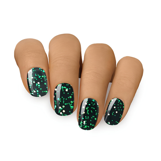 Sparkling Rainbow ★ Semi-Cured Gel Nails