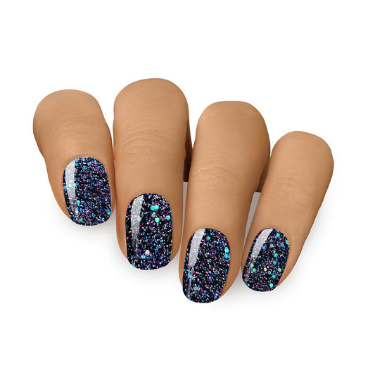 Sparkling Rainbow ★ Semi-Cured Gel Nails