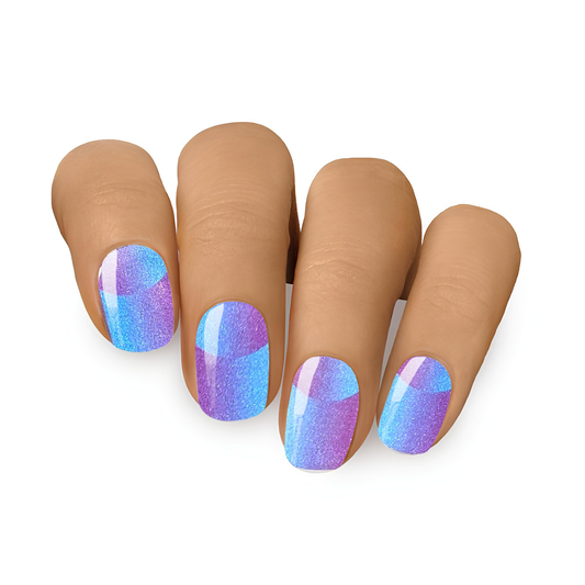 Sparkling Rainbow ★ Semi-Cured Gel Nails