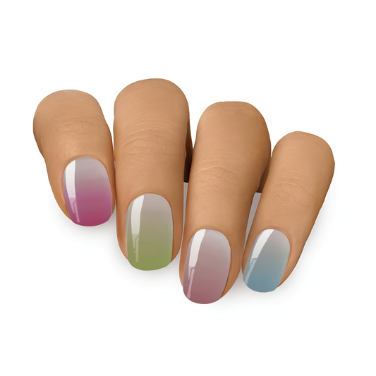 Sparkling Rainbow ★ Semi-Cured Gel Nails
