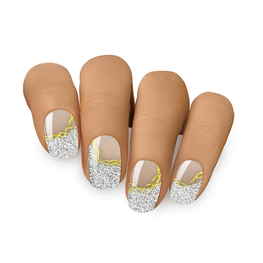 Sparkling Rainbow ★ Semi-Cured Gel Nails