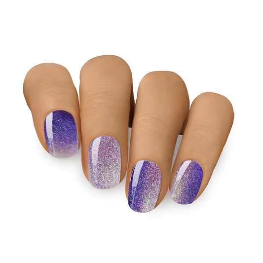 Sparkling Rainbow ★ Semi-Cured Gel Nails